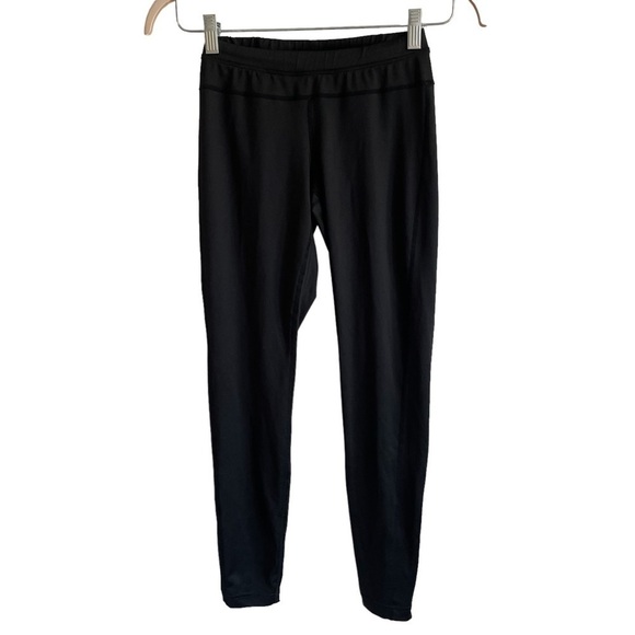 Title Nine Black Cropped Leggings w/ Reflective Starburst Designs, Size XS - Picture 2 of 8